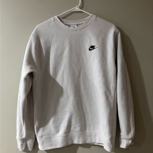 Nike Womens Off-White Crewneck Sweater
